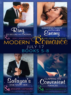 cover image of Modern Romance Collection: July 2017, Books 5-8
